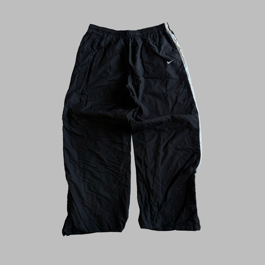 Y2K Nike Wide Leg Striped Track Pants - XL