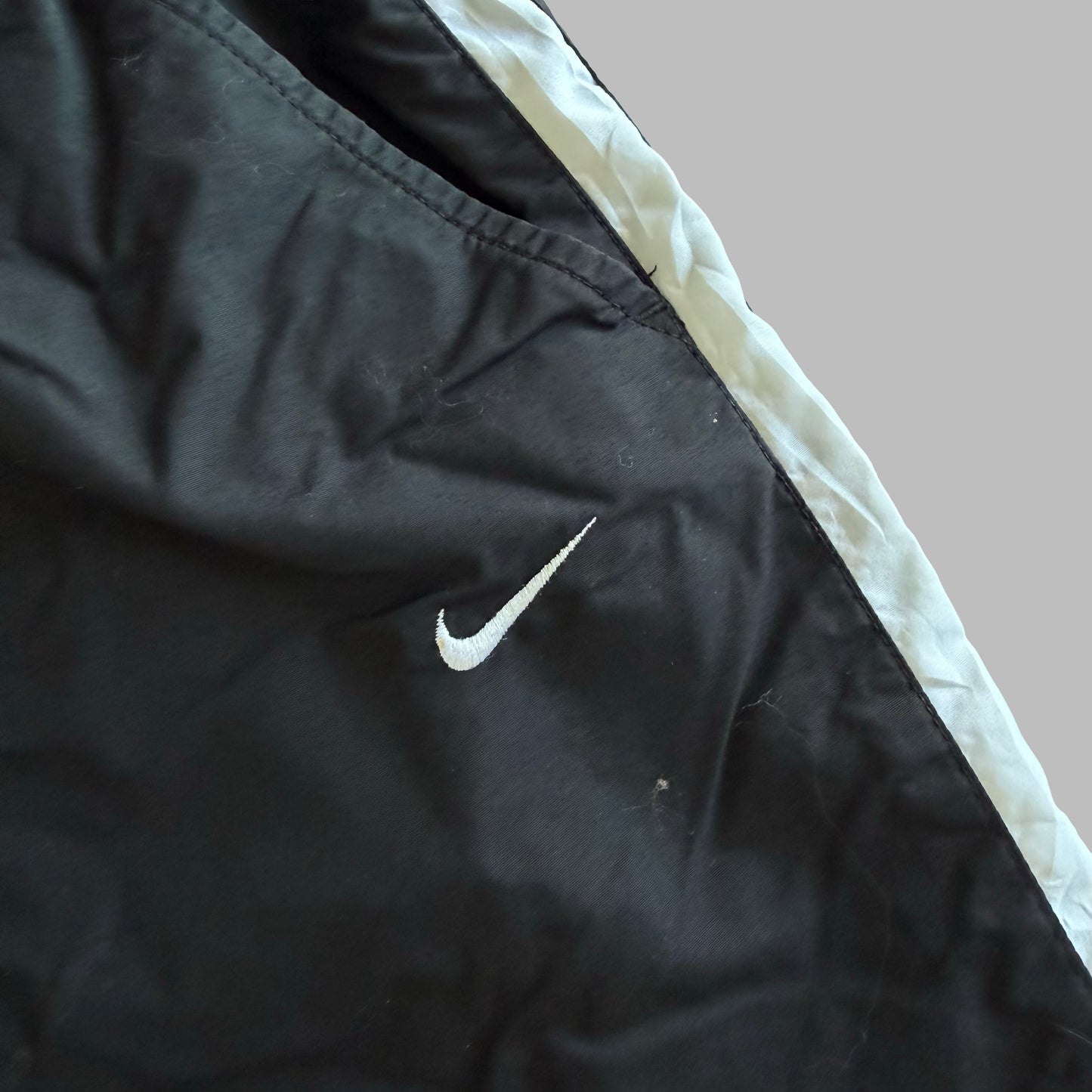 Y2K Nike Wide Leg Striped Track Pants - XL