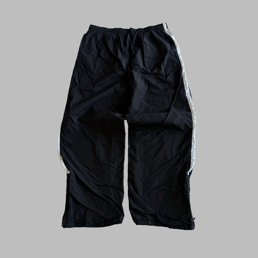 Y2K Nike Wide Leg Striped Track Pants - XL