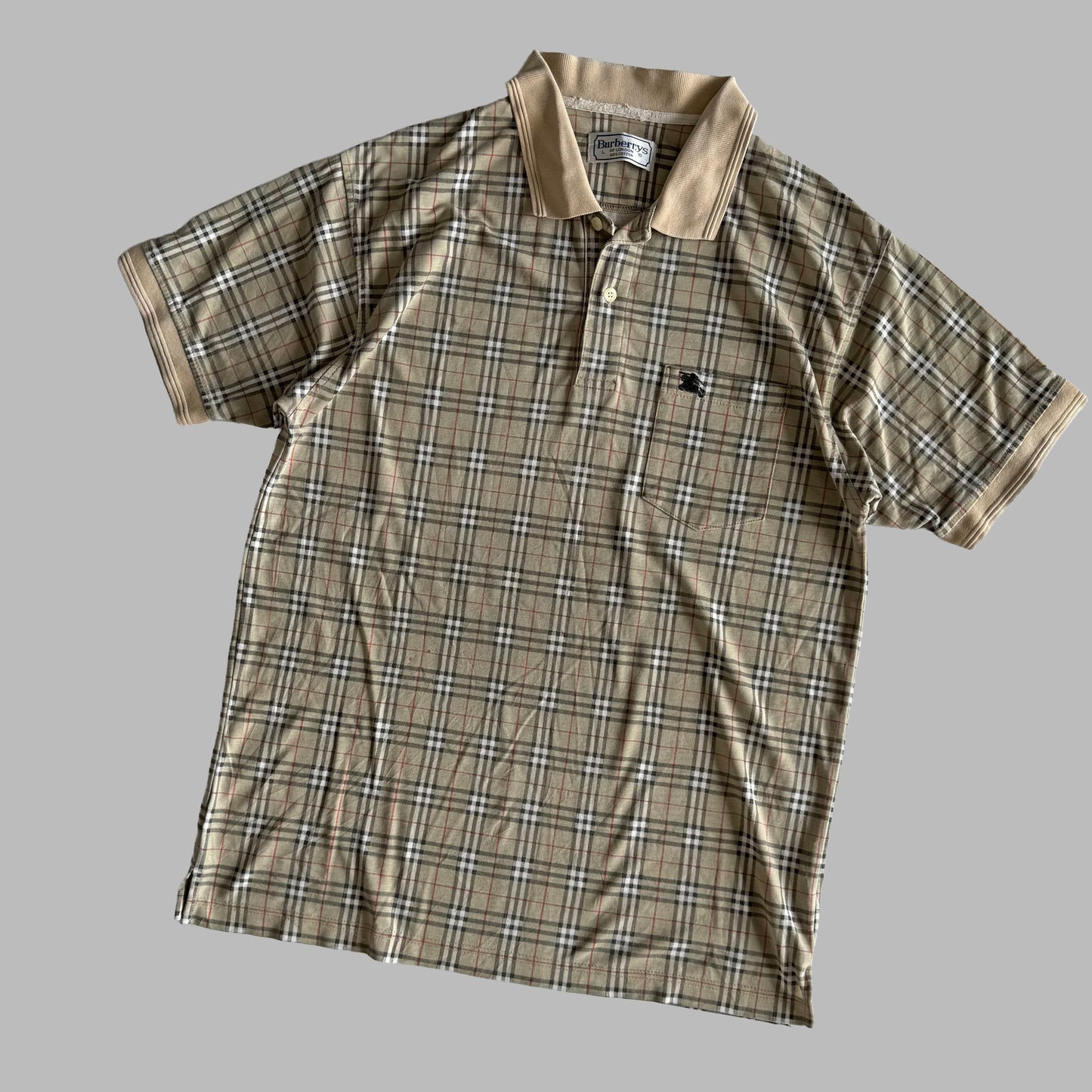 Burberry Polo Shirt - Large