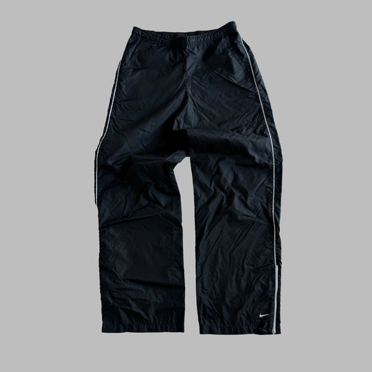 Y2K Nike Wide Leg Striped Track Pants - L