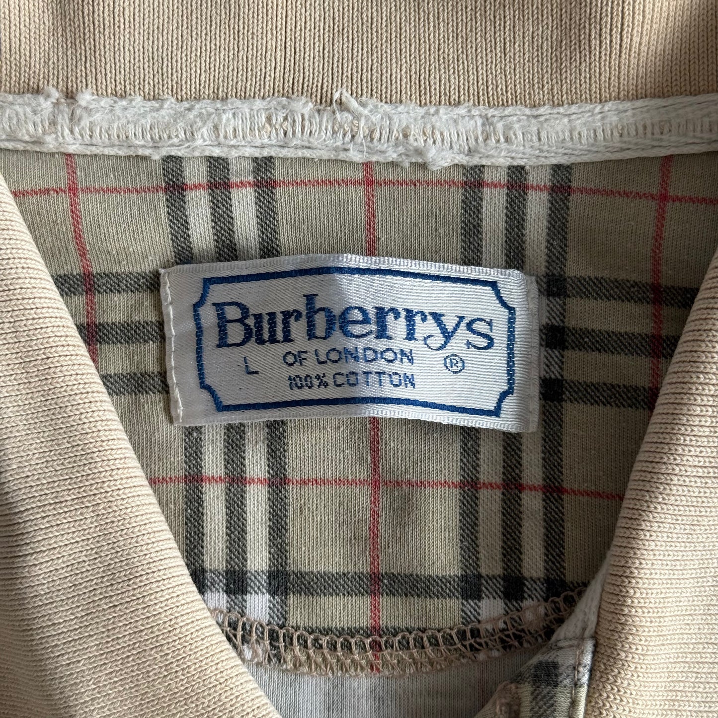 Burberry Polo Shirt - Large