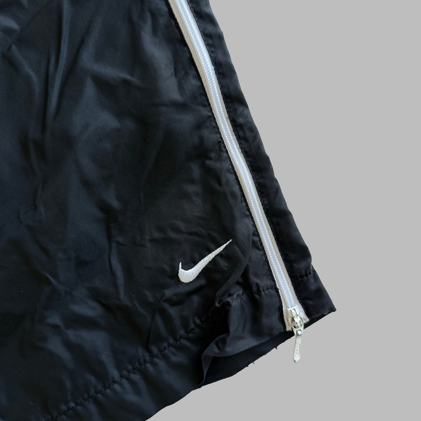 Y2K Nike Wide Leg Striped Track Pants - L