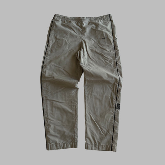 Y2K Nike Wide Leg Spell Out Track Pants - M