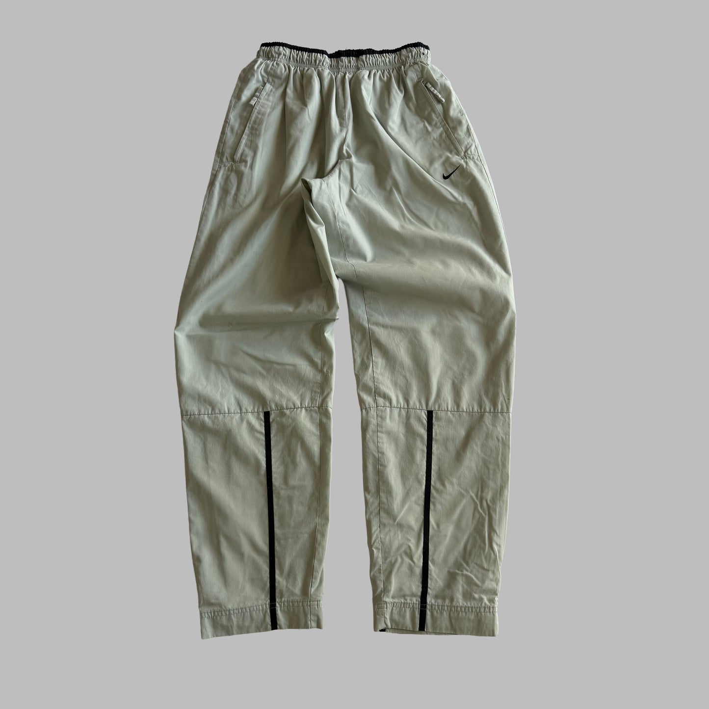 Y2K Nike Baggy Swoosh Track Pants - S