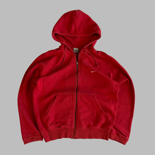 Y2K Nike Classic Single Swoosh Hoodie - M
