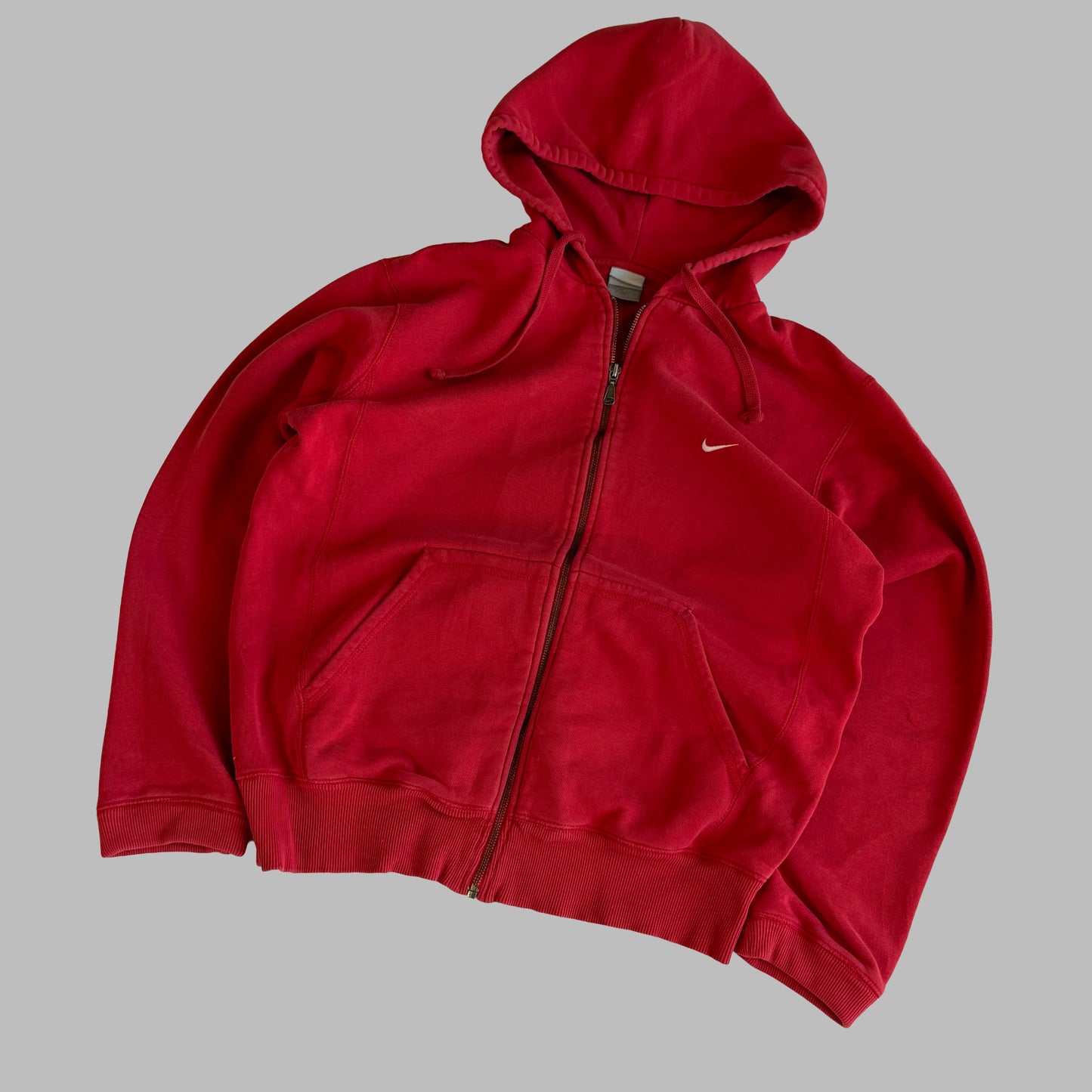 Y2K Nike Classic Single Swoosh Hoodie - M