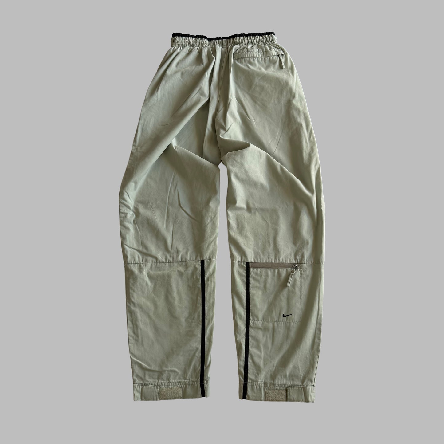 Y2K Nike Baggy Swoosh Track Pants - S