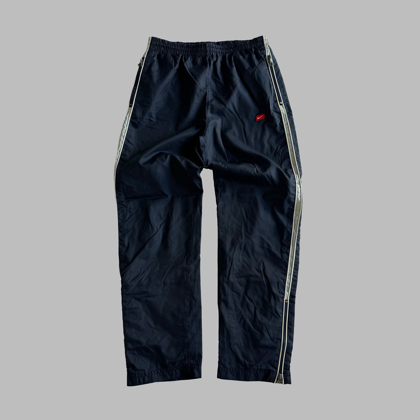 Y2K Nike Baggy Swoosh Track Pants - M