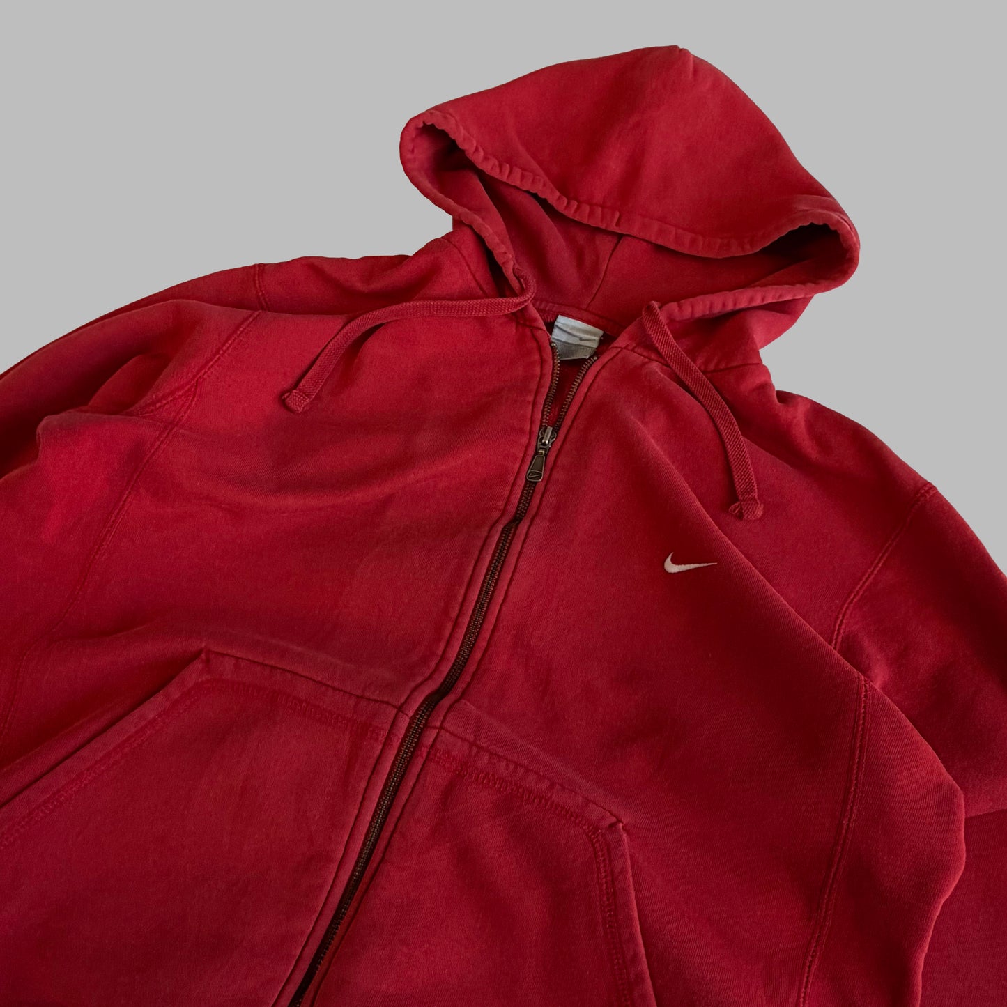 Y2K Nike Classic Single Swoosh Hoodie - M