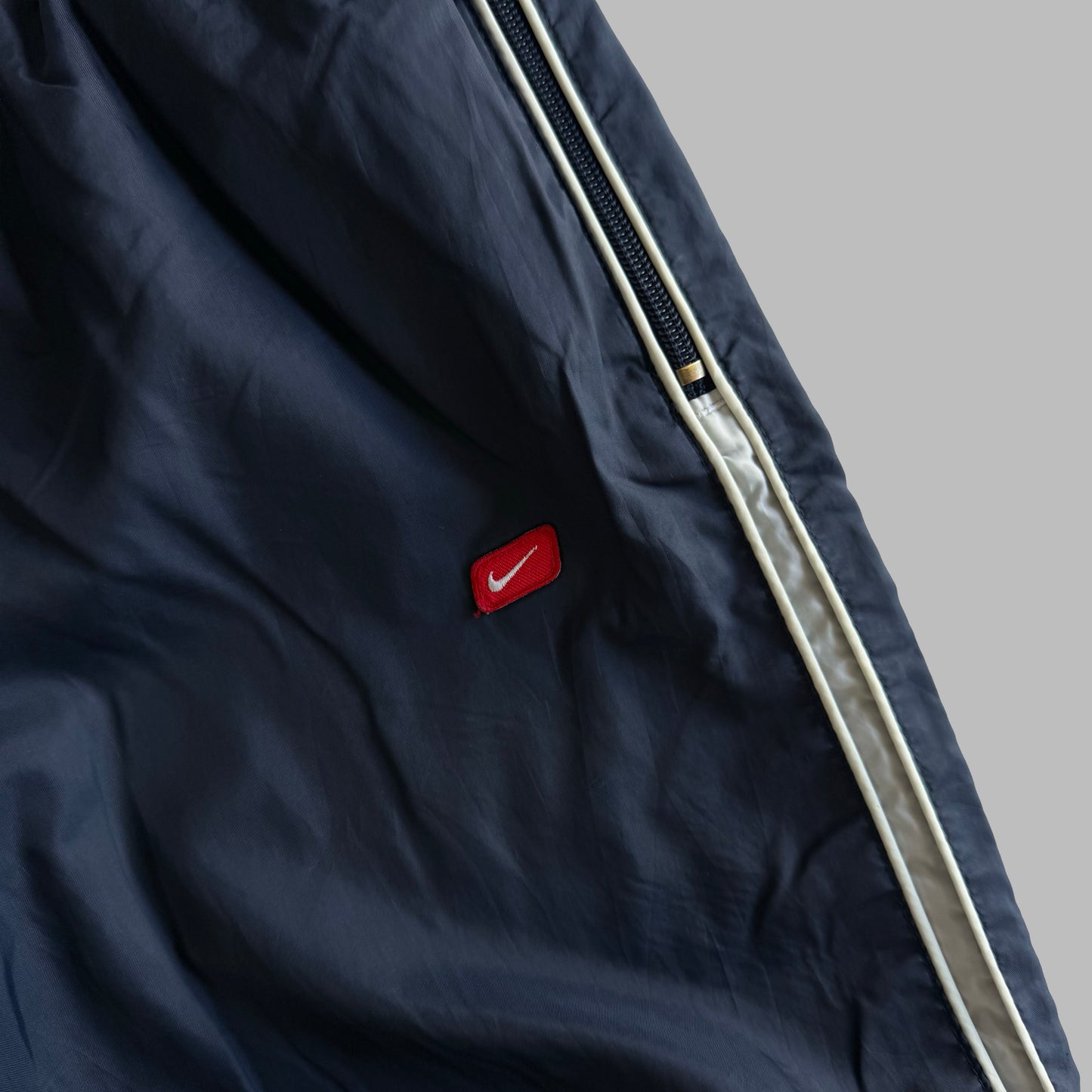 Y2K Nike Baggy Swoosh Track Pants - M