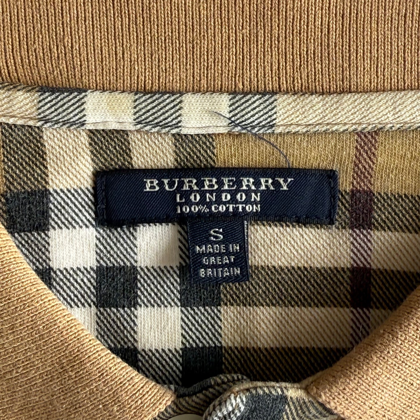 Burberry Long Sleeve Polo Shirt - Small