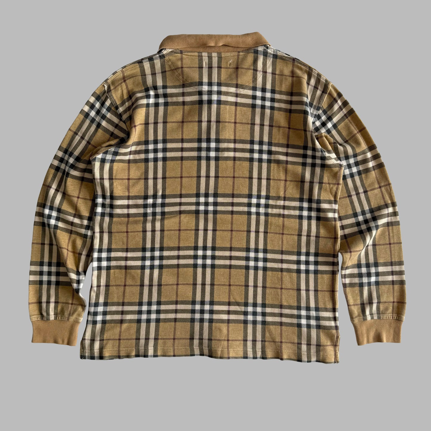 Burberry Long Sleeve Polo Shirt - Small