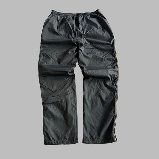 Y2K Nike Wide Leg Striped Track Pants - XL