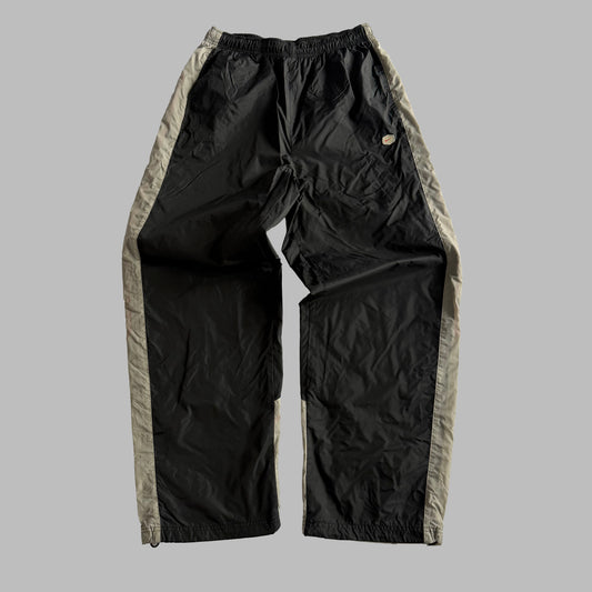Y2K Nike Wide Leg Striped Track Pants - L