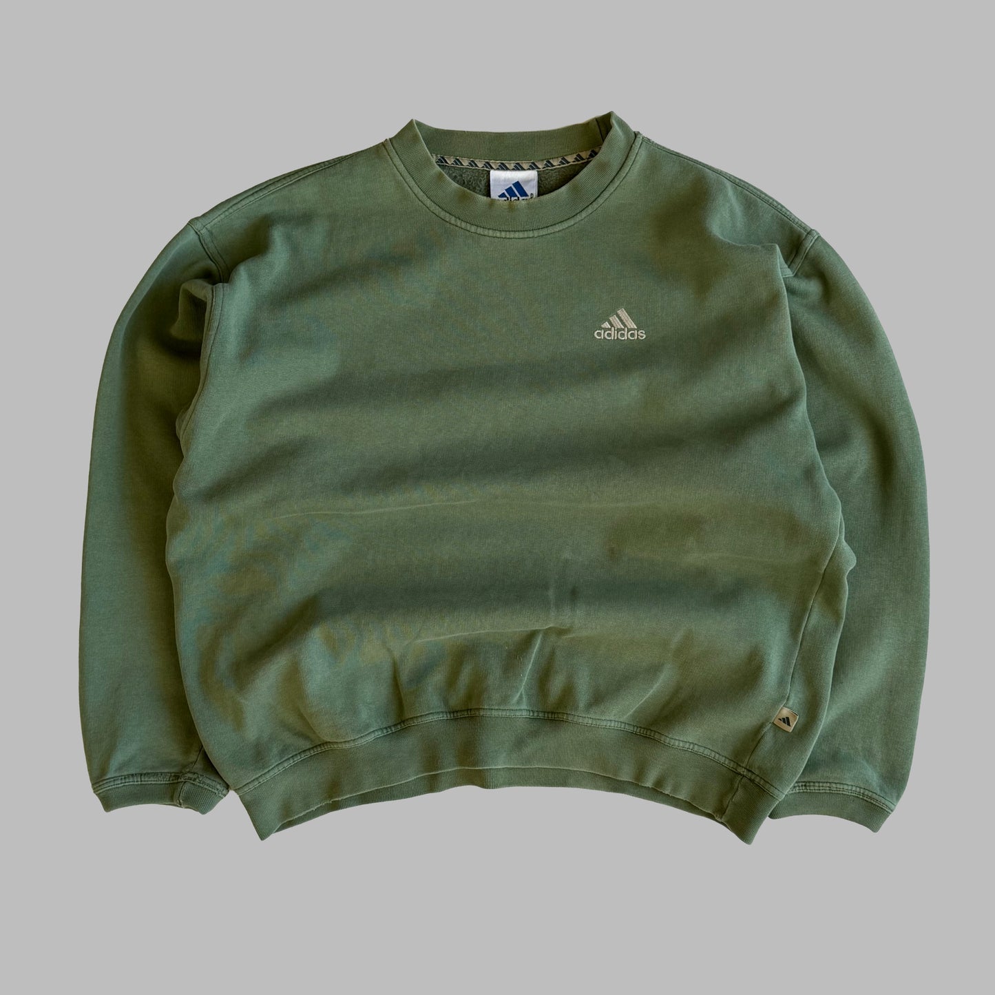 90s Adidas Minimal Classic Sweatshirt - S