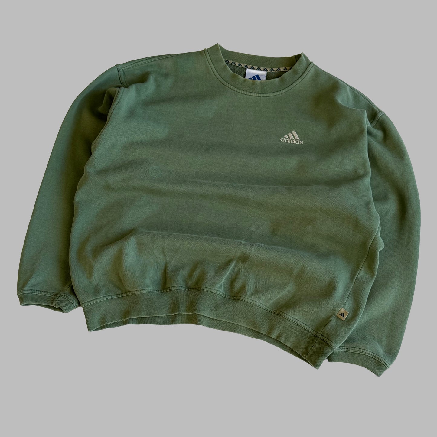 90s Adidas Minimal Classic Sweatshirt - S