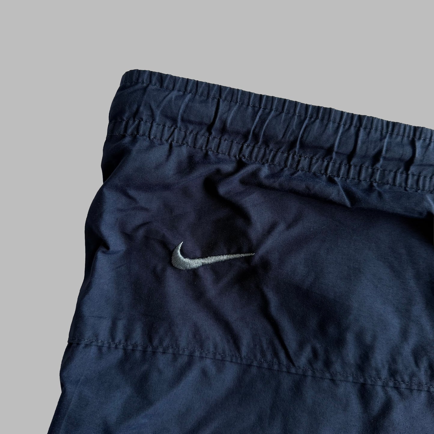 Y2K Nike Wide Leg Spell Out Track Pants - L