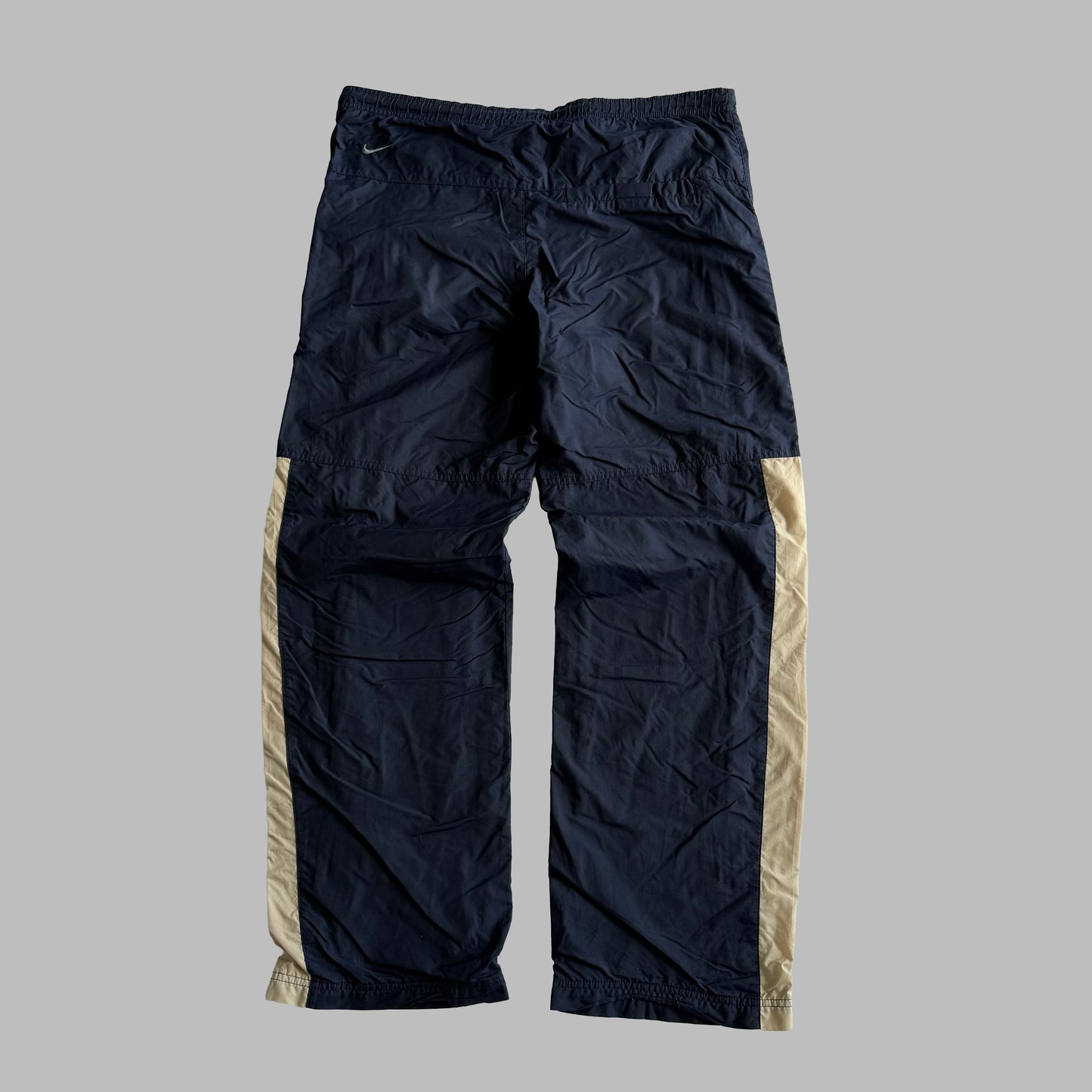 Y2K Nike Wide Leg Spell Out Track Pants - L