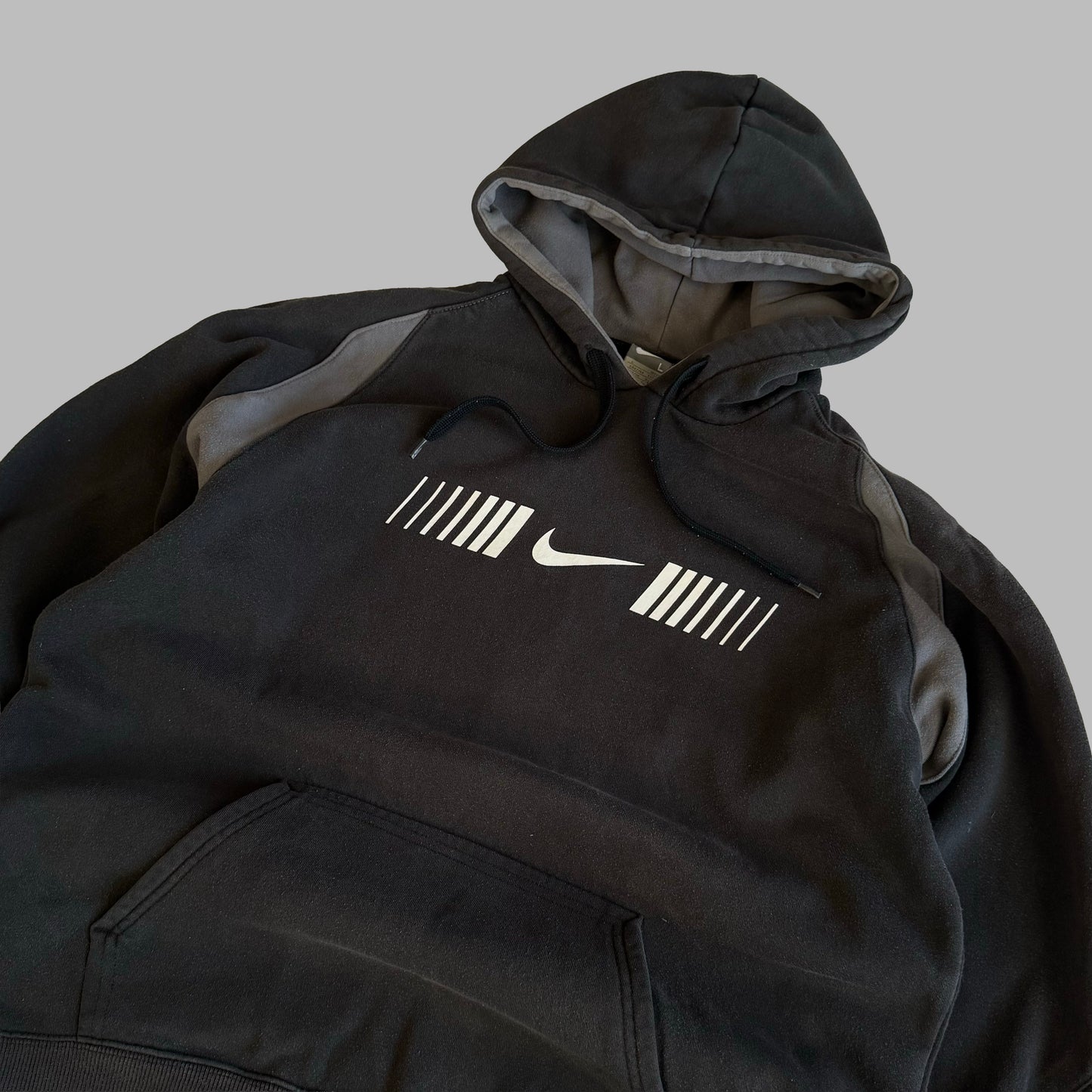 Y2K Nike Printed Hoodie - L
