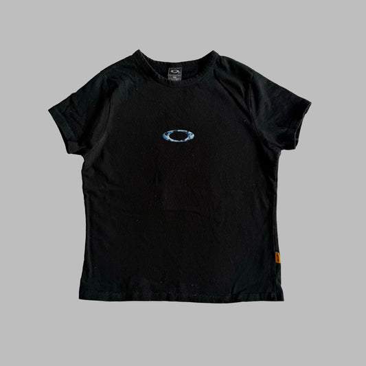 Y2K Oakley Software Ellipse Baby Tee - M