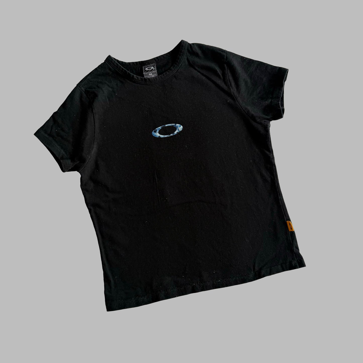 Y2K Oakley Software Ellipse Baby Tee - M