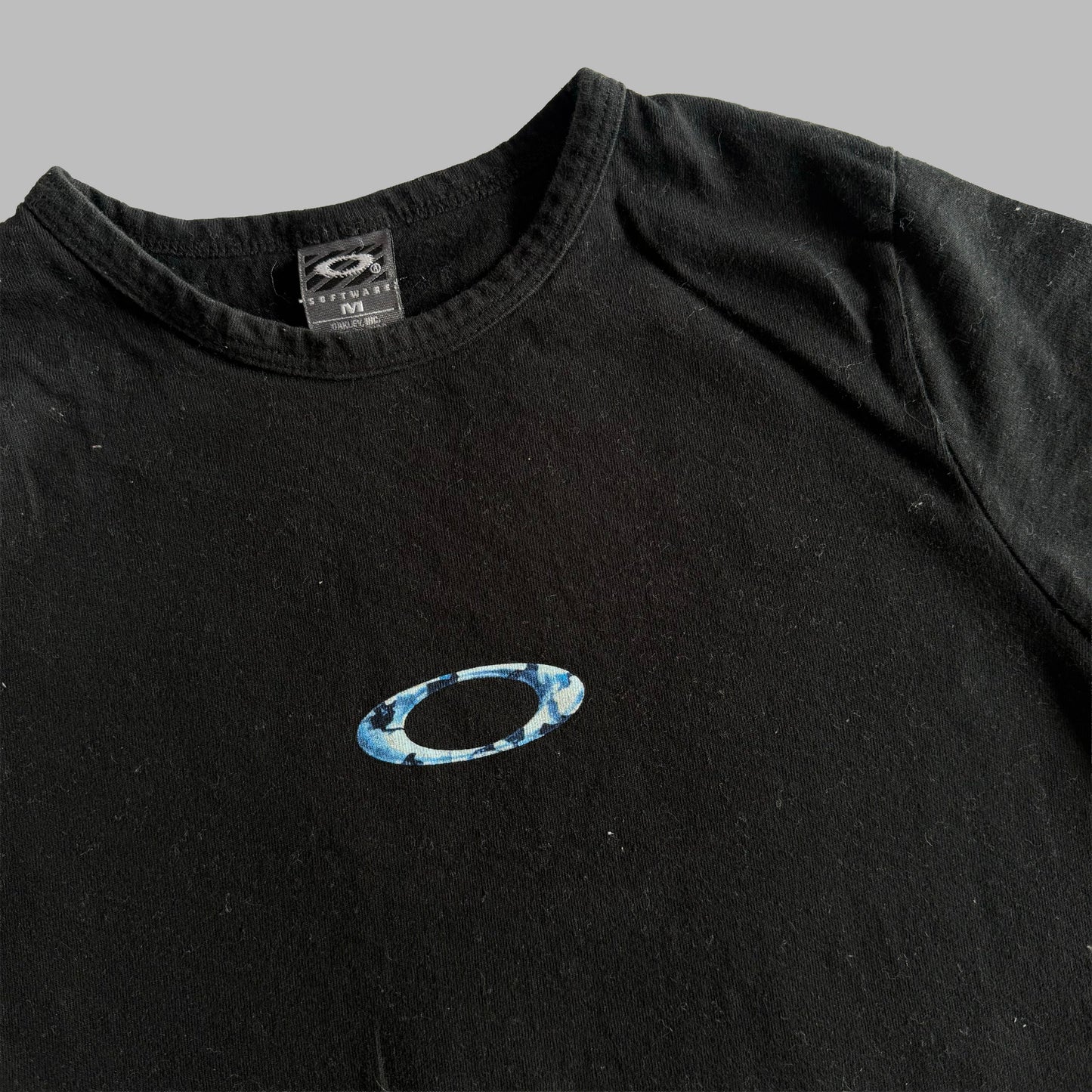 Y2K Oakley Software Ellipse Baby Tee - M