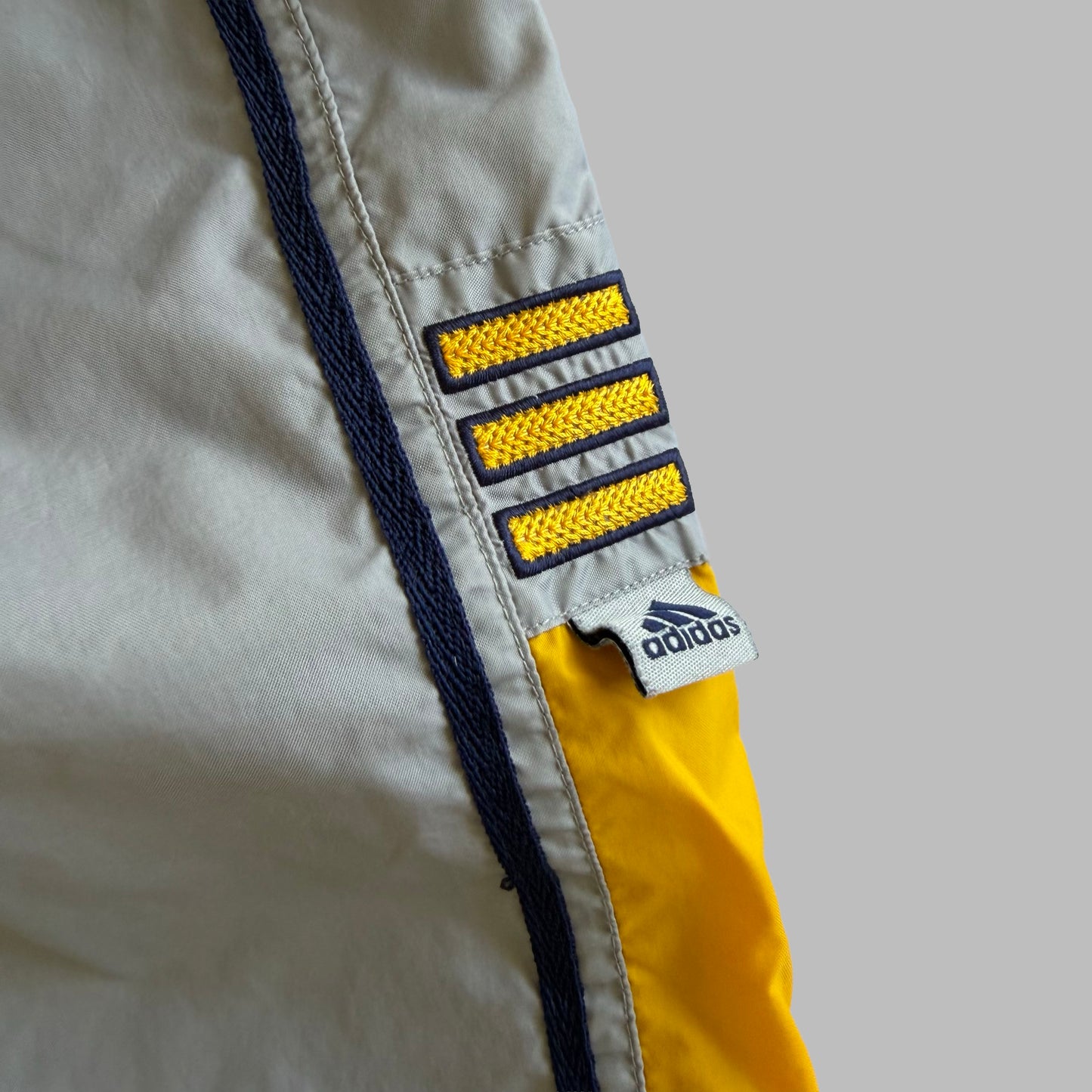 Y2K Adidas Striped Straight Track Pants - S