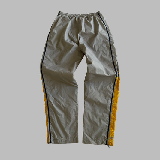 Y2K Adidas Striped Straight Track Pants - S
