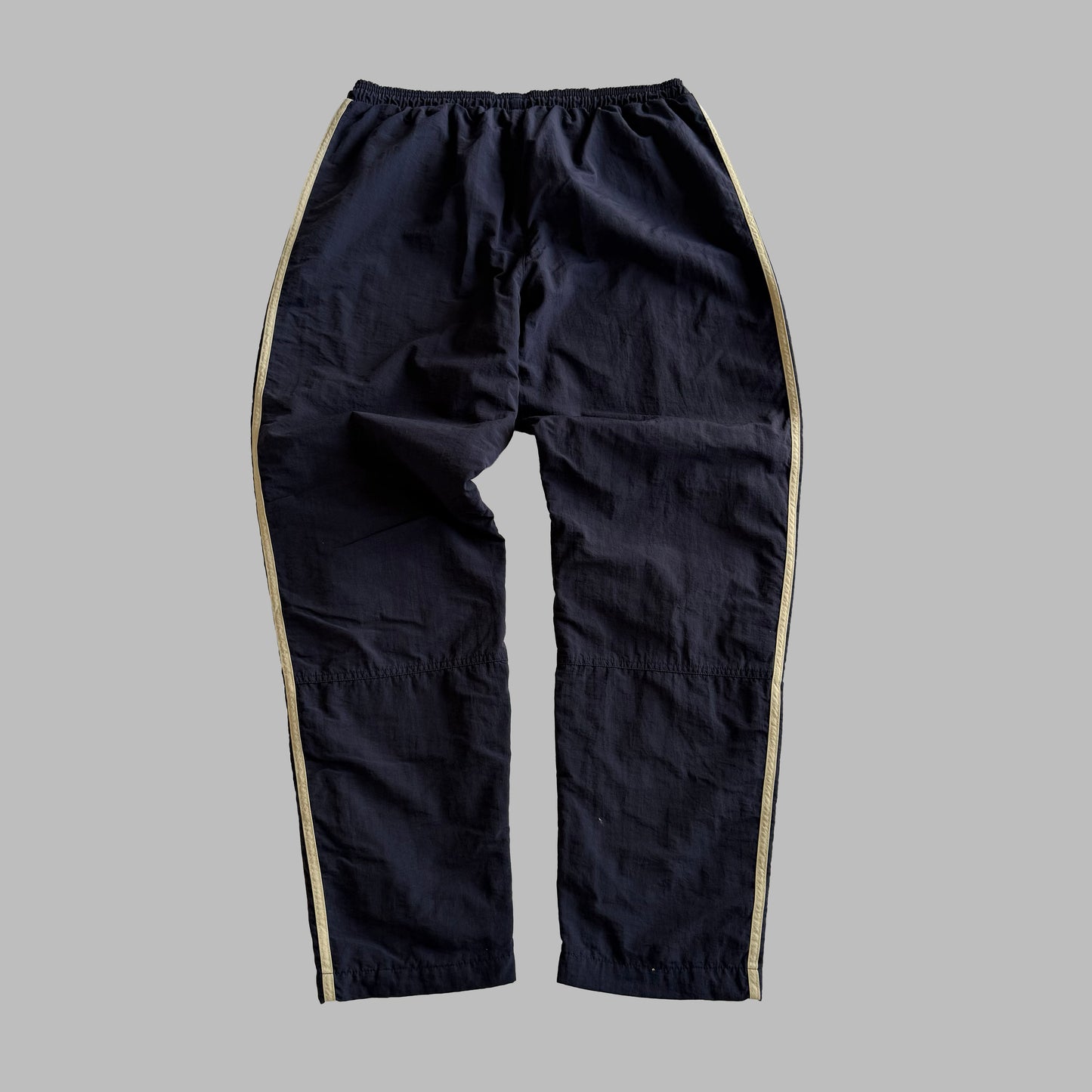 90s Adidas Three Stripe Baggy Track Pants - L