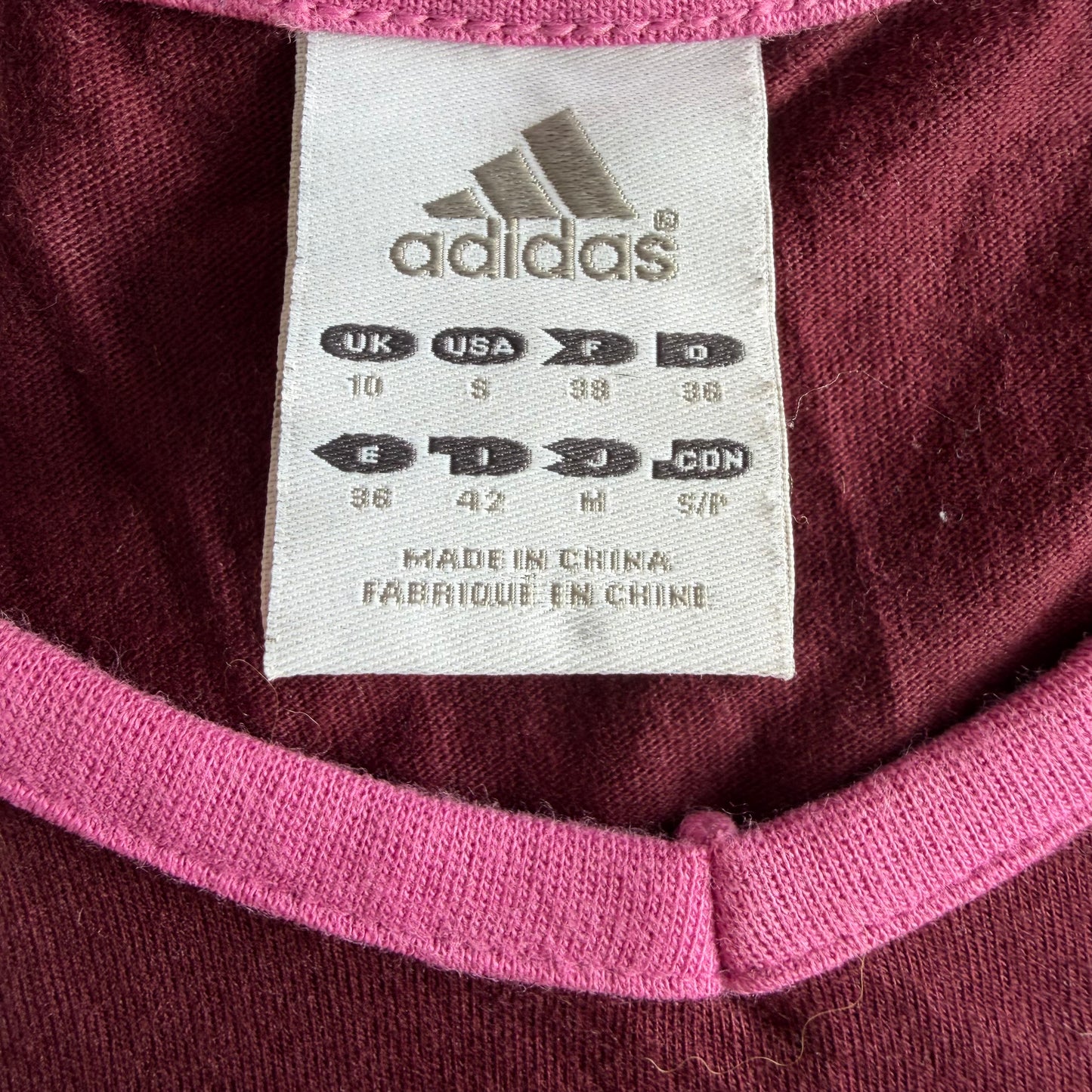 Y2K Adidas Raglan Long Sleeve - S/M