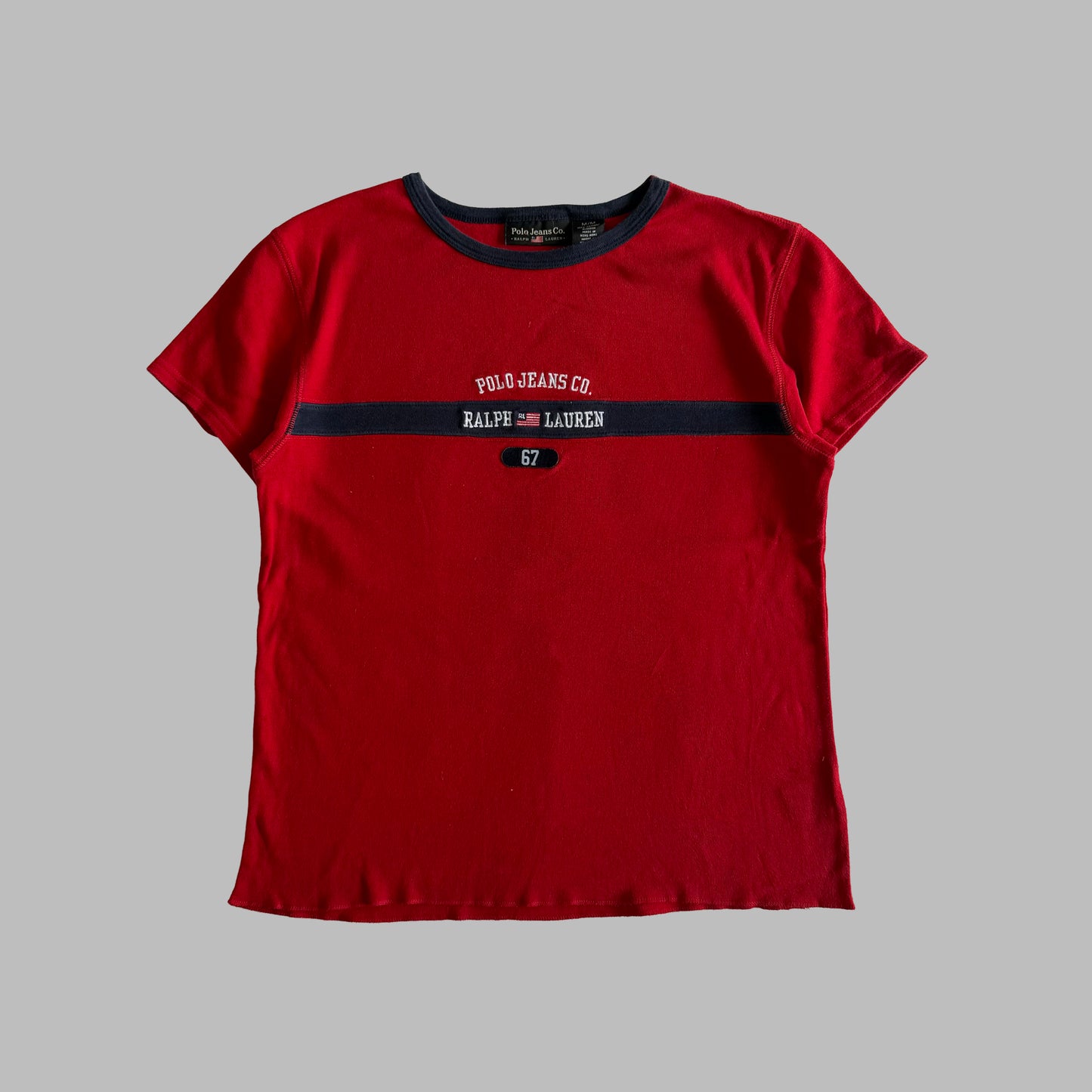 Y2K Ralph Lauren Polo Jeans Baby Tee - M/L