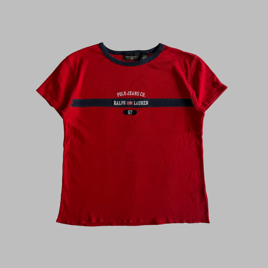 Y2K Ralph Lauren Polo Jeans Baby Tee - M/L