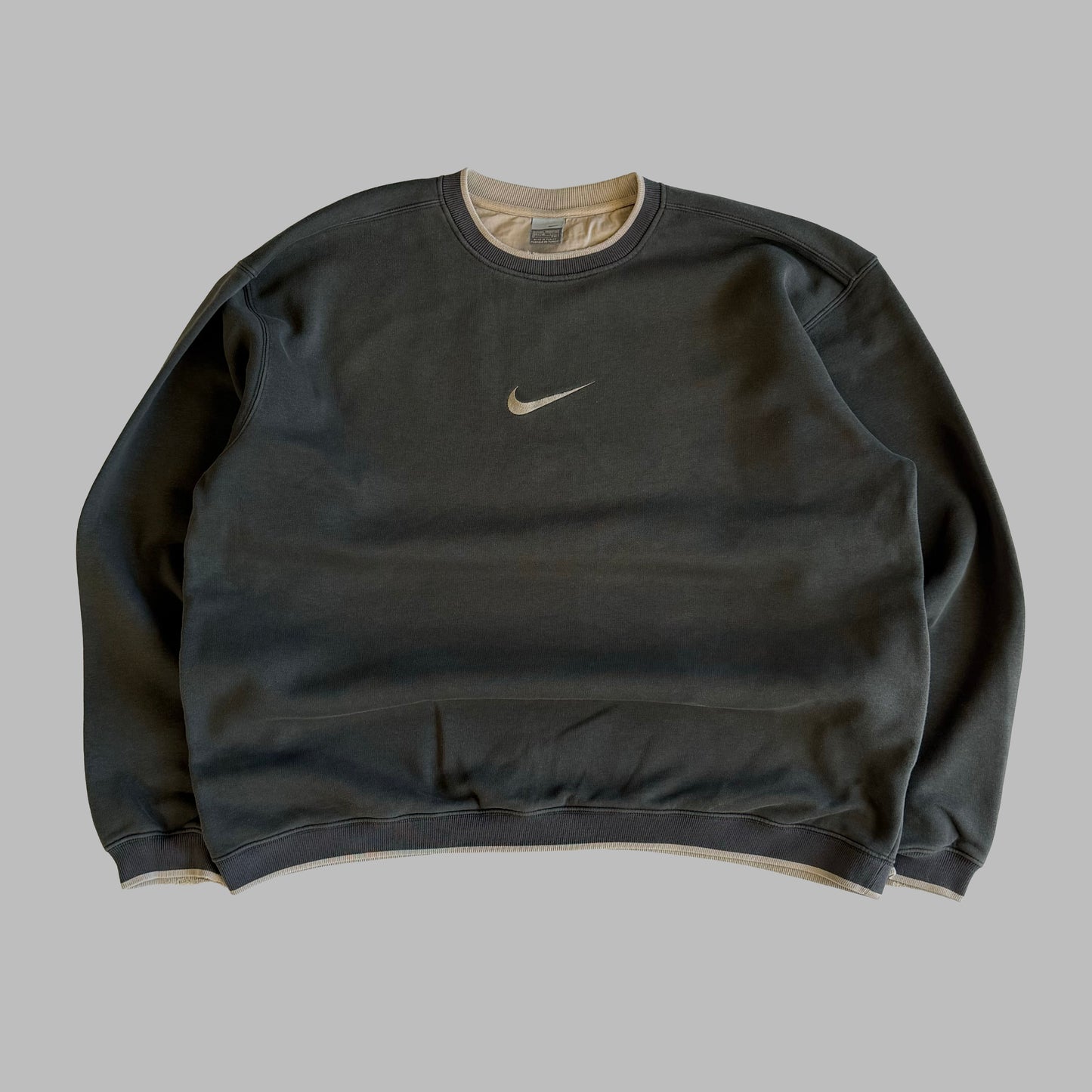 Y2K Nike Centre Swoosh Sweatshirt - XXL