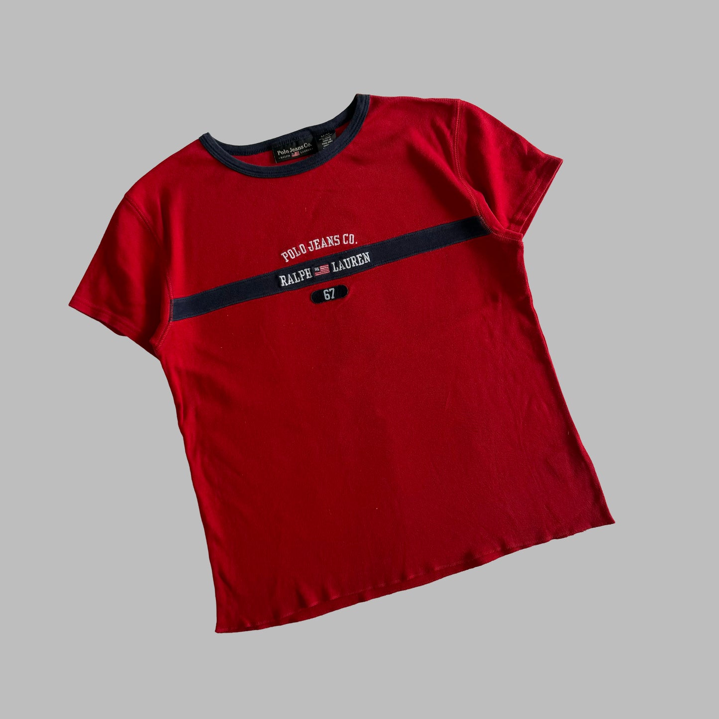 Y2K Ralph Lauren Polo Jeans Baby Tee - M/L
