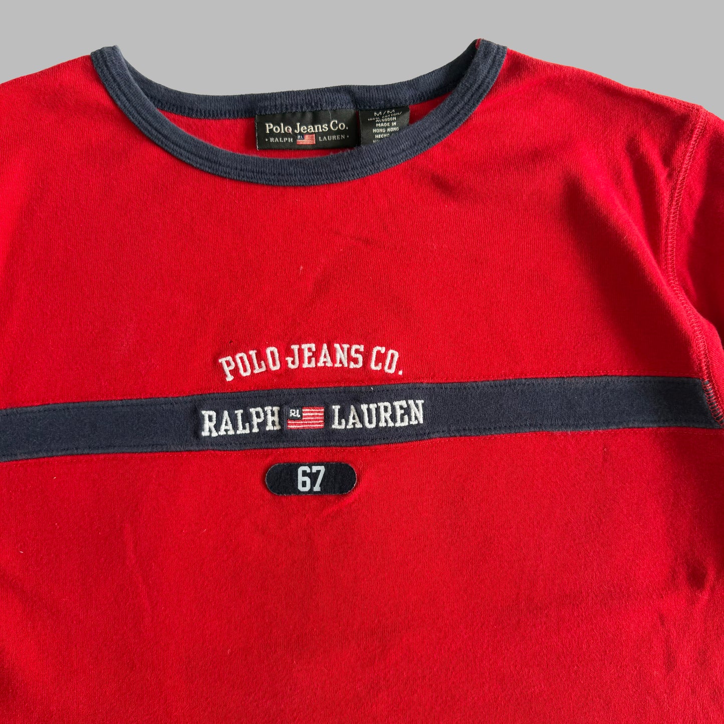 Y2K Ralph Lauren Polo Jeans Baby Tee - M/L