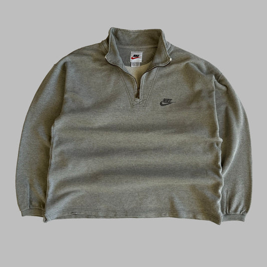 90s Nike Classic Quarter Zip - L