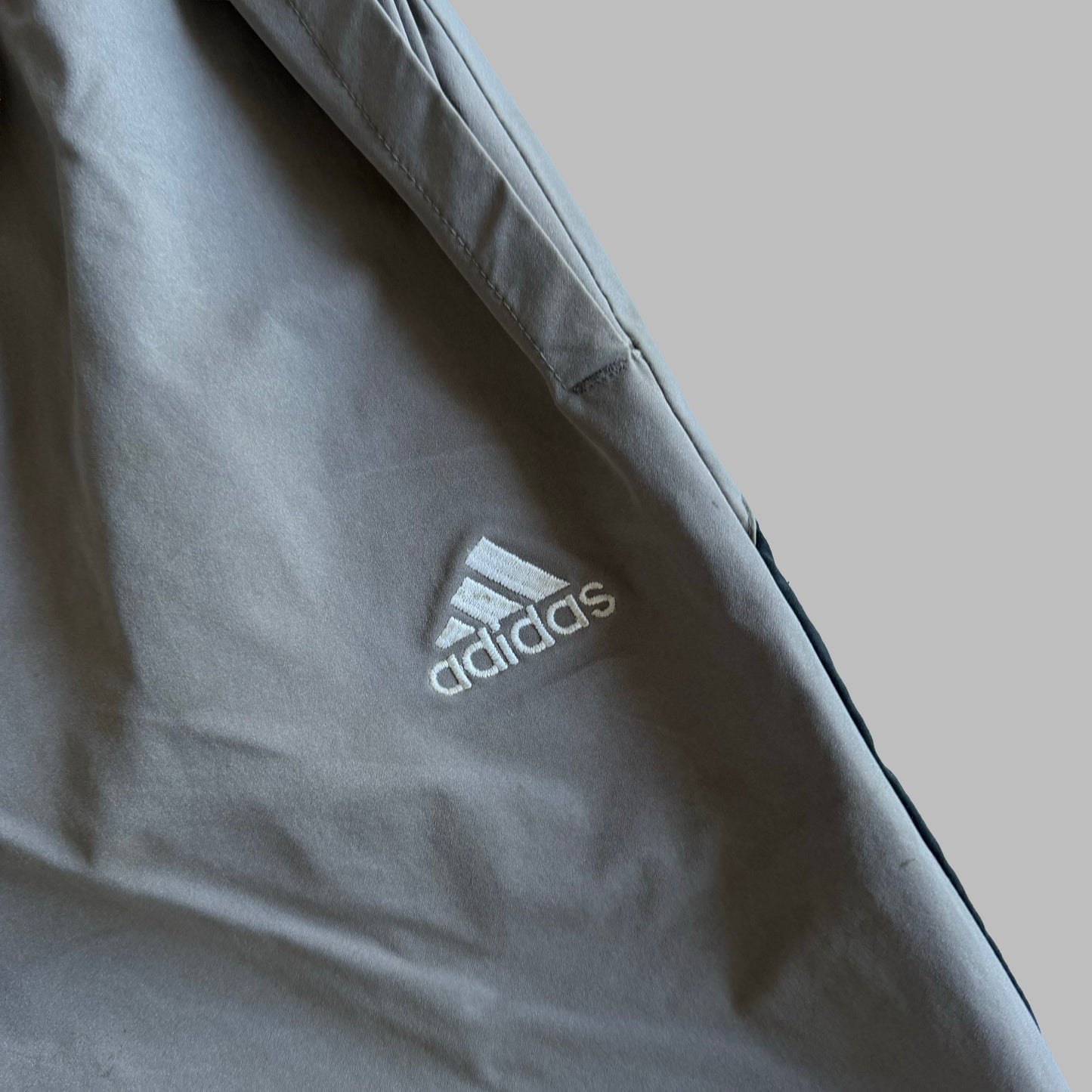 Y2K Adidas Three Stripe Straight Track Pants -XS