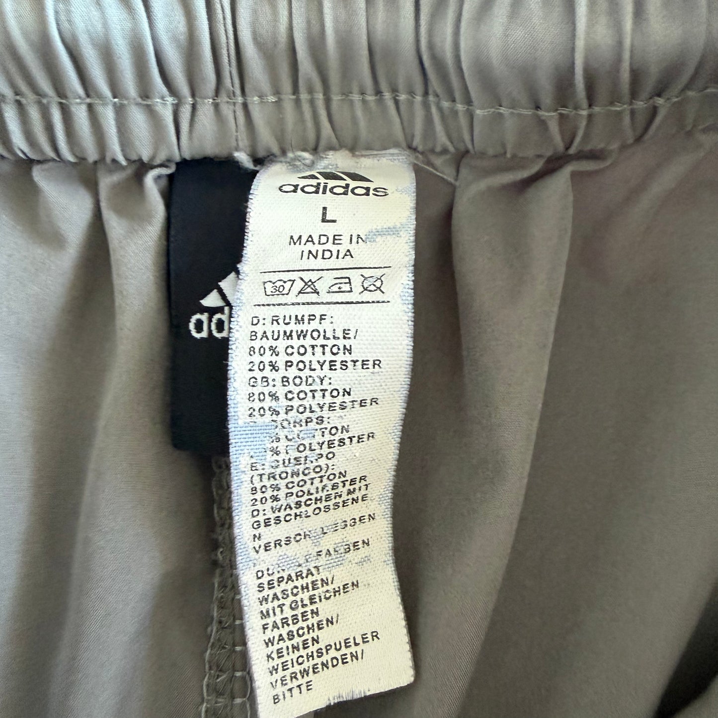 Y2K Adidas Three Stripe Straight Track Pants -XS