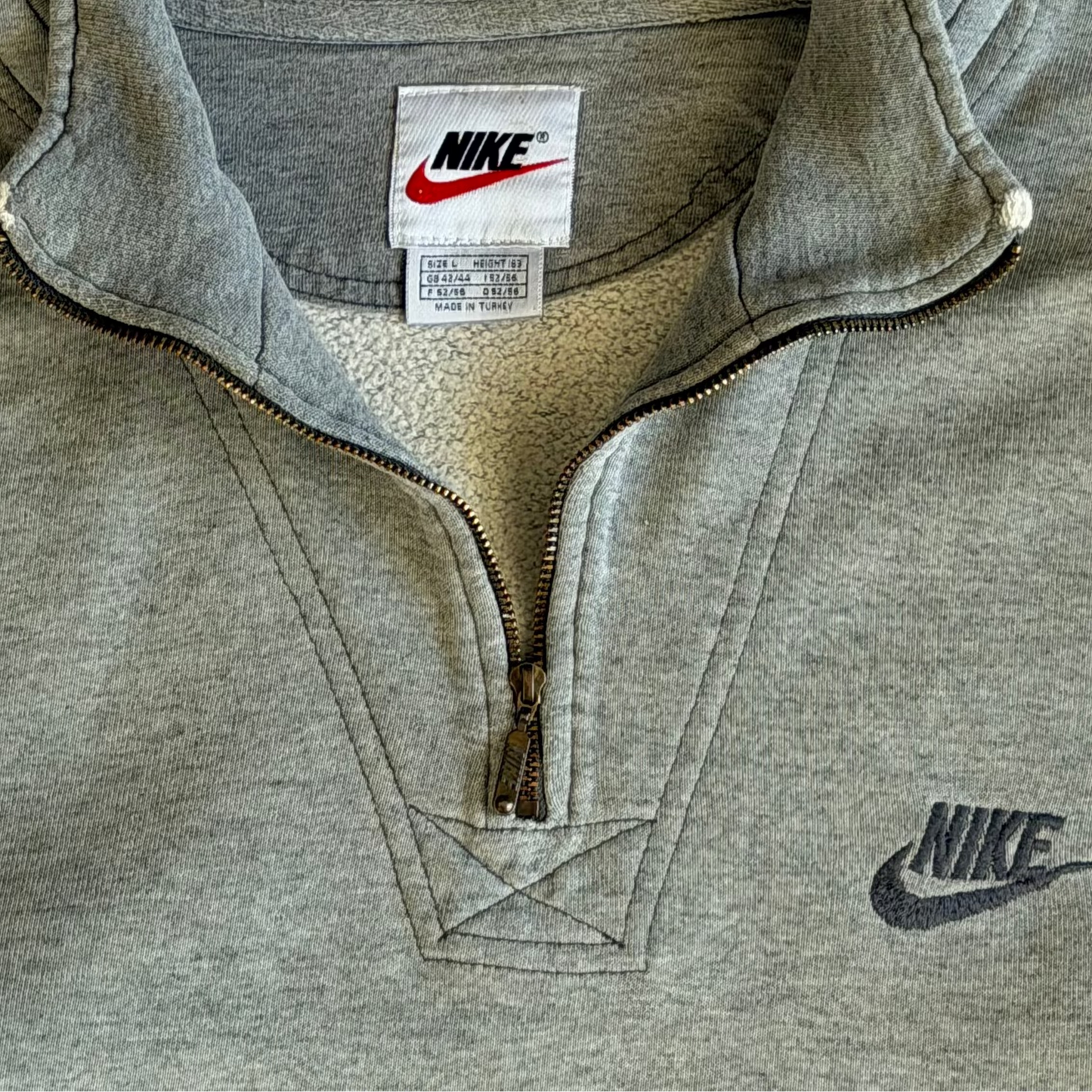 90s Nike Classic Quarter Zip - L