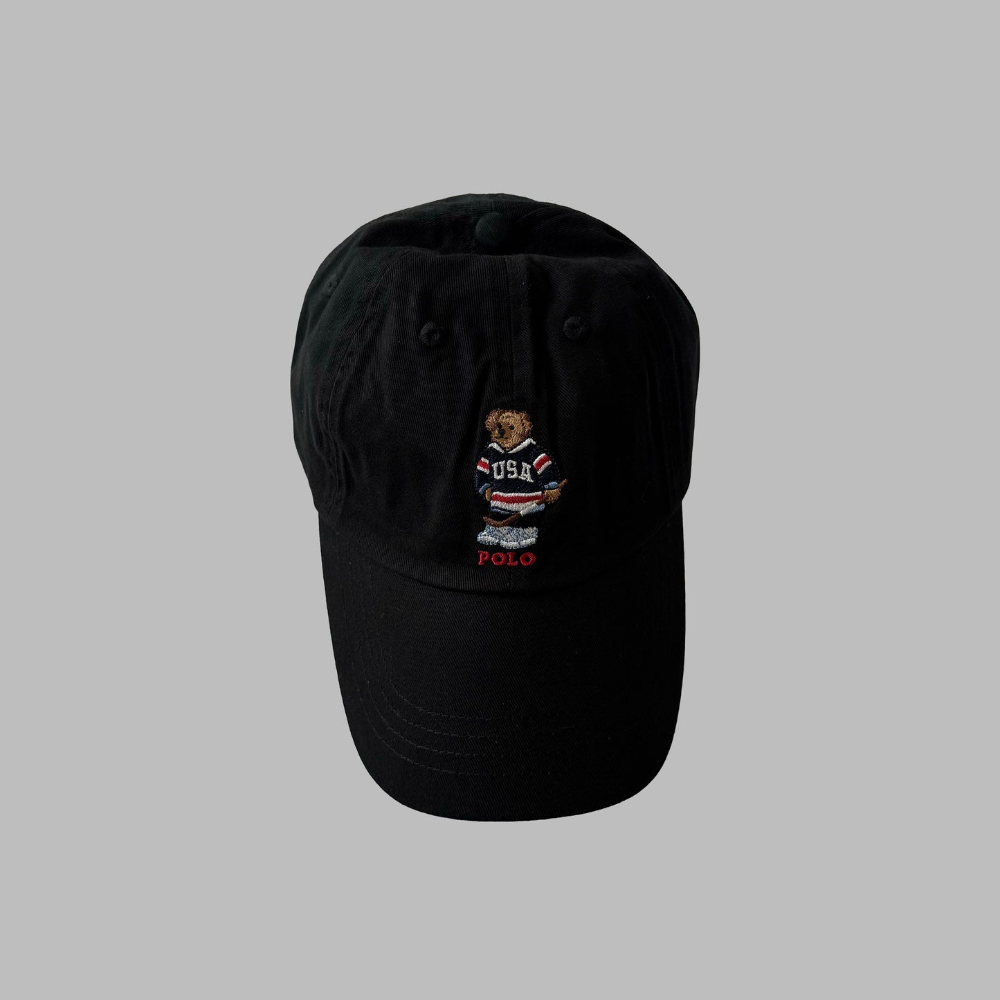 Polo Hockey Bear Cap