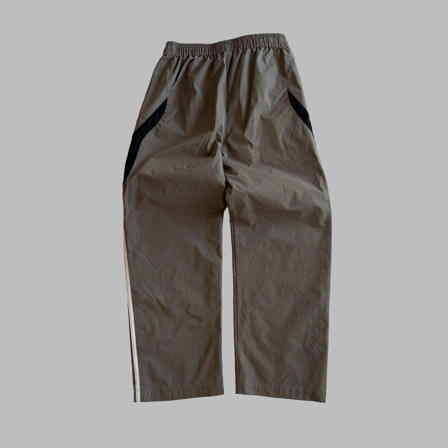 Y2K Adidas Three Stripe Straight Track Pants -XS
