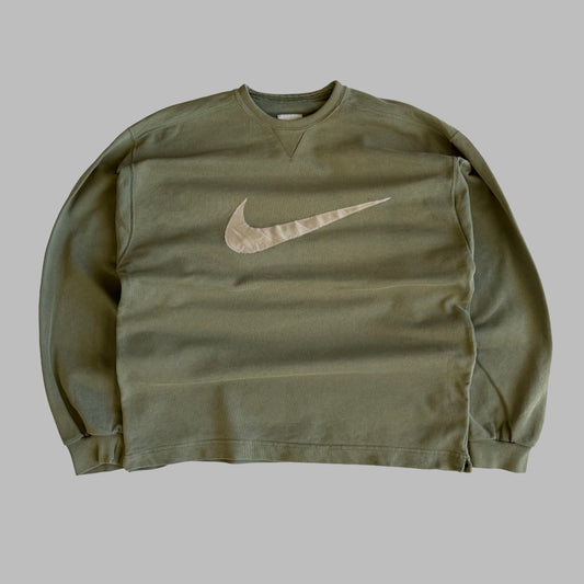 90s Nike Classic Centre Swoosh Sweatshirt - M