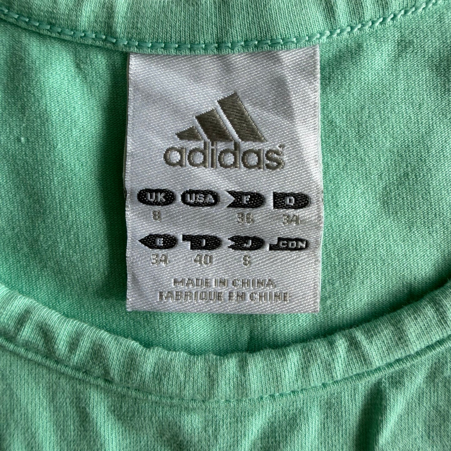 Y2K Adidas Spell Out Tank - S/M