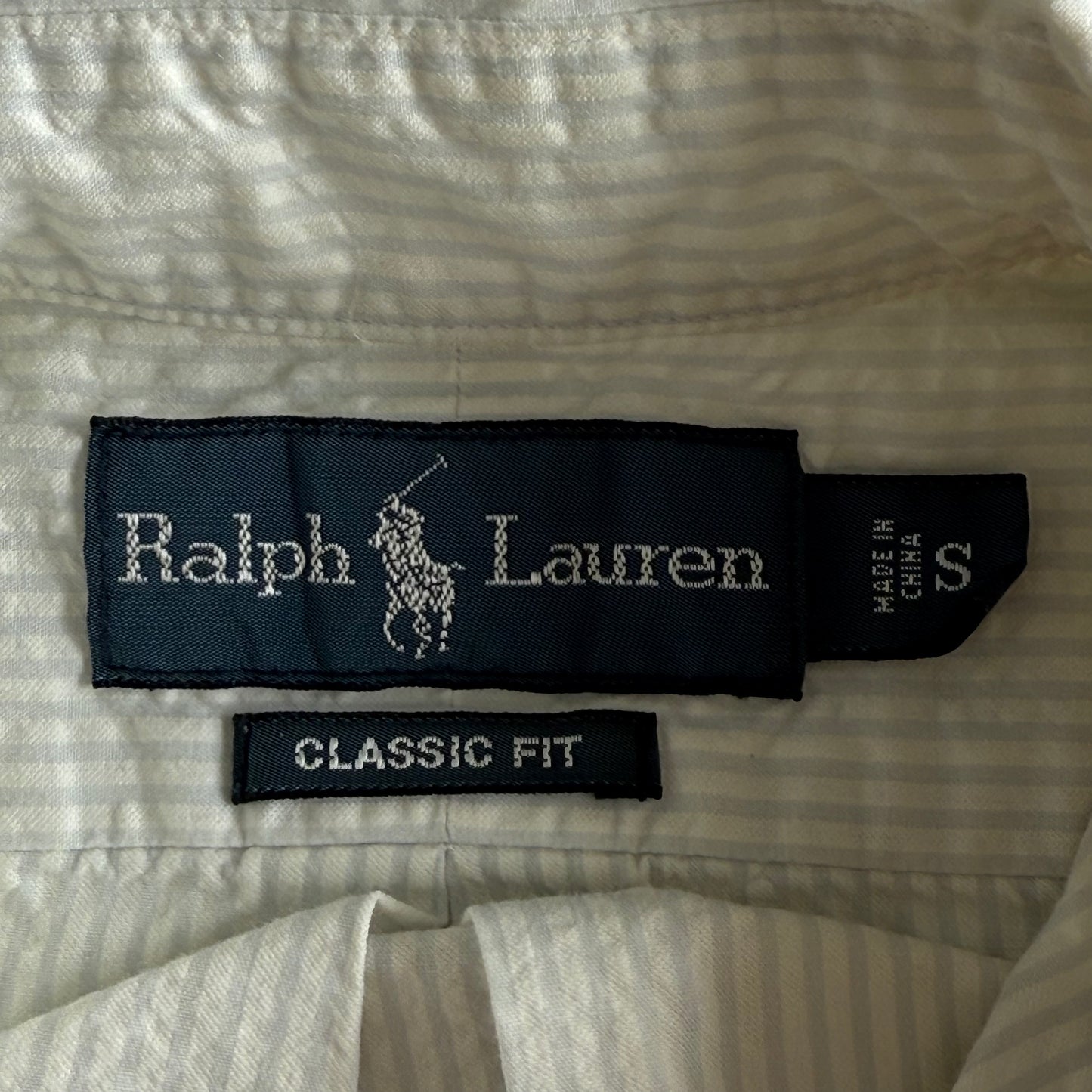 Ralph Lauren Striped Button Up Shirt - Small