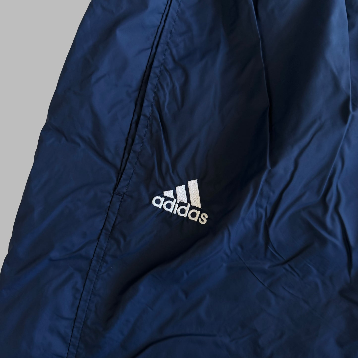 Y2K Adidas Three Stripe Baggy Track Pants - XXXL