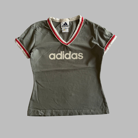 90s Adidas Synched Baby Tee - S