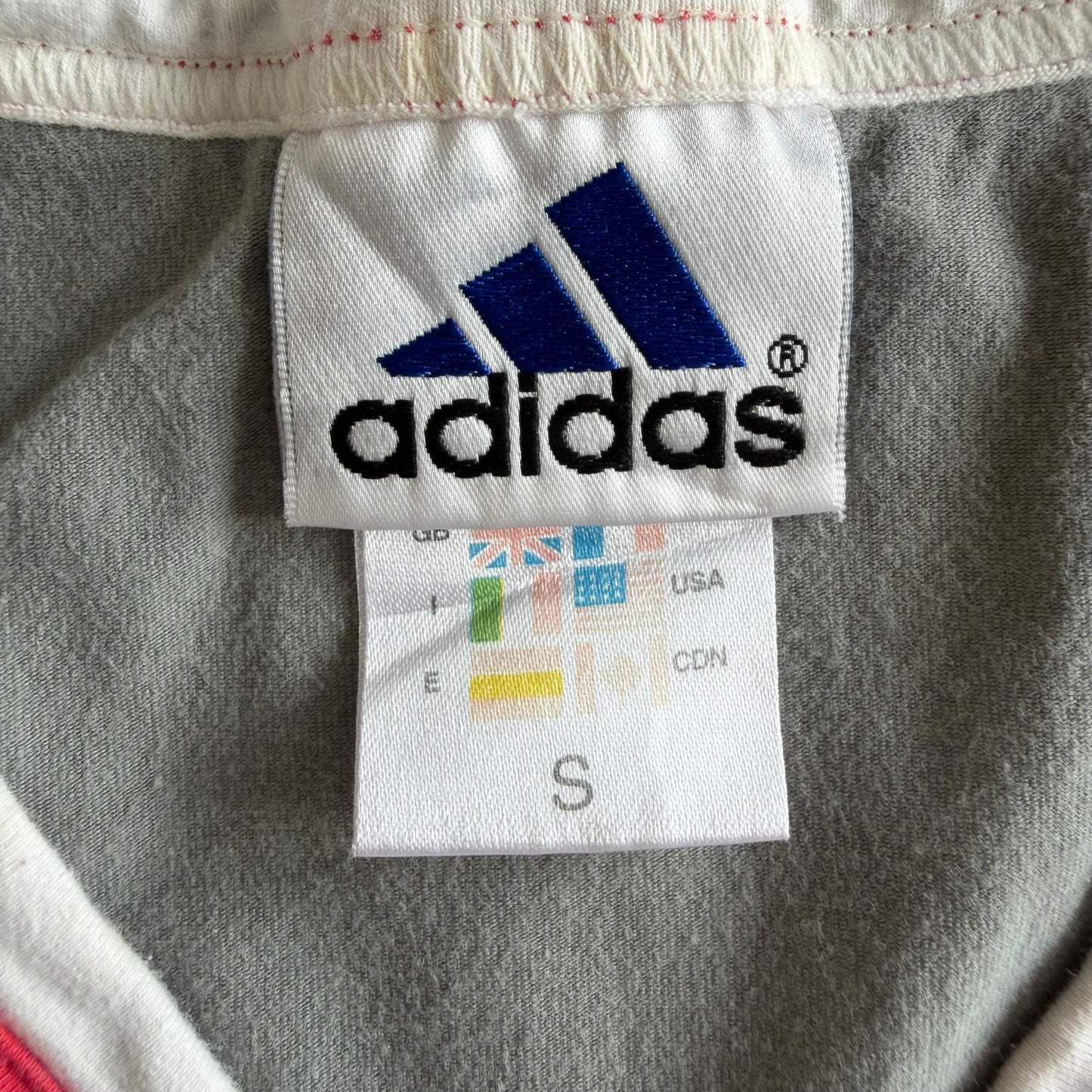 90s Adidas Synched Baby Tee - S