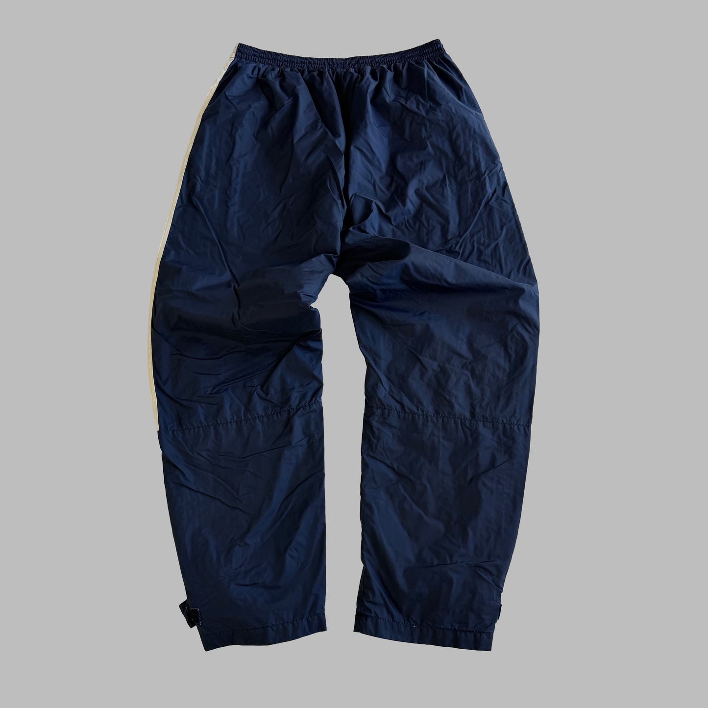90s Adidas Three Stripe Baggy Track Pants - XL