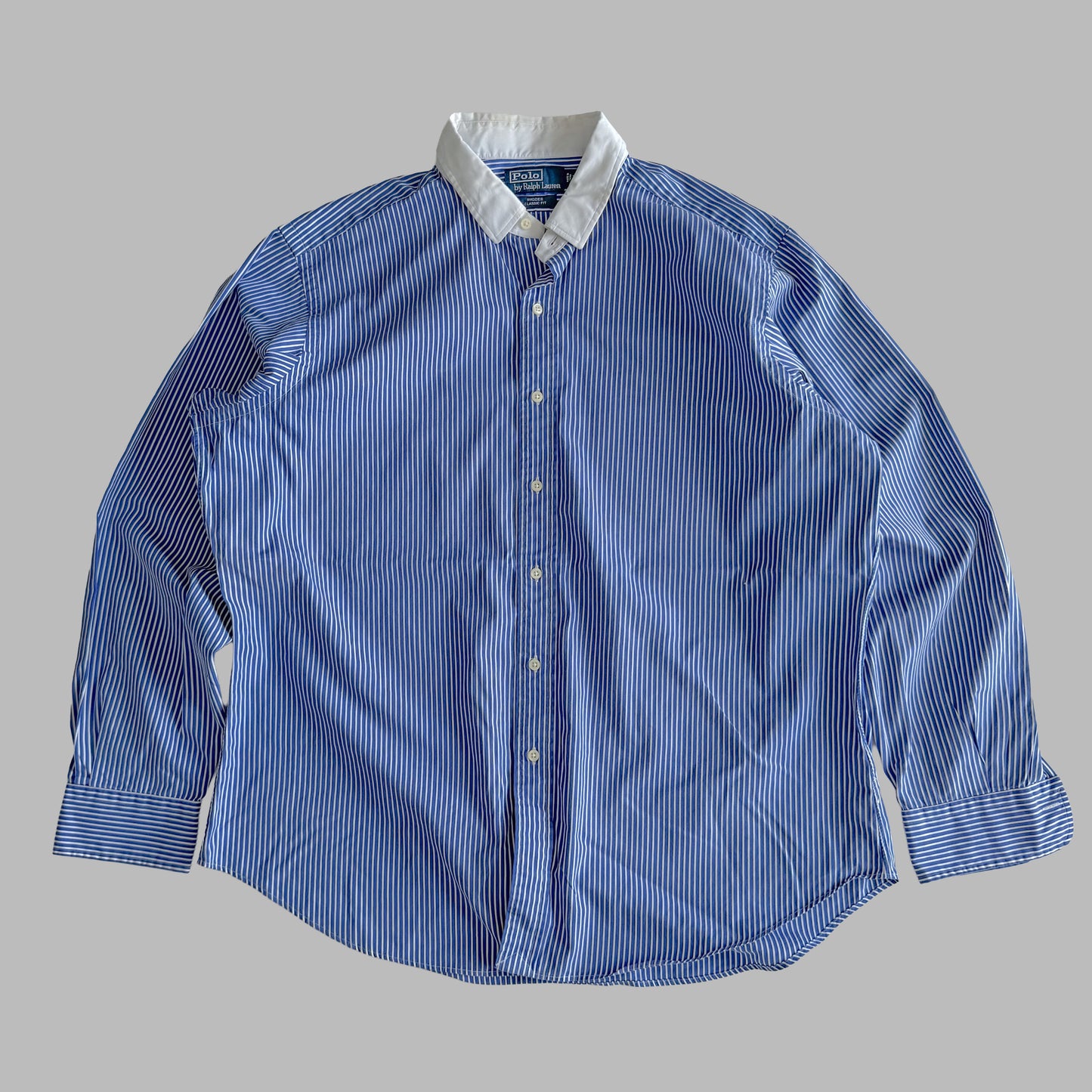 Ralph Lauren Striped Button Up Shirt - XL